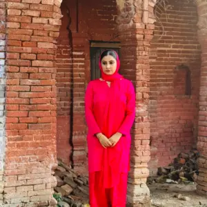 Pink-e-Maharani Farshi shalwar