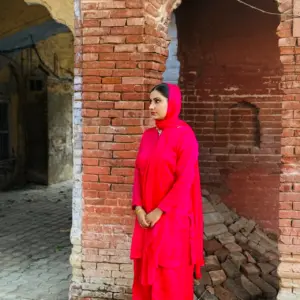 Pink-e-Maharani Farshi shalwar - Image 2