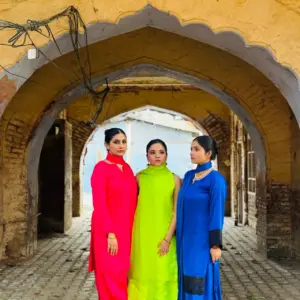 Pink-e-Maharani Farshi shalwar - Image 3