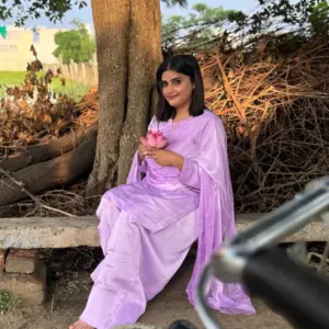 Lavender-e-Maharani Farshi shalwar - Image 2