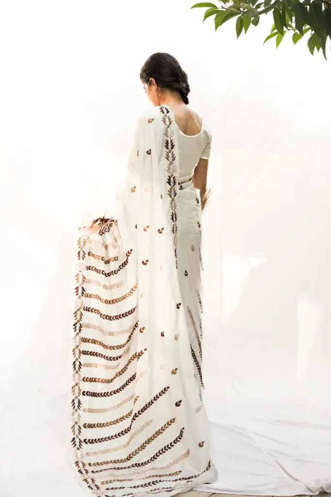Kanki Phulkari Sarhee