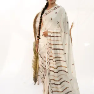 Kanki Phulkari Sarhee