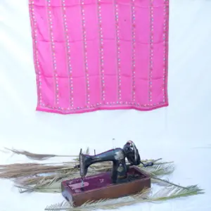 The Sindoori booti- Gul Phulkari