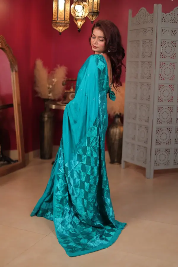 Rani Mohani sarhee in Sea Green