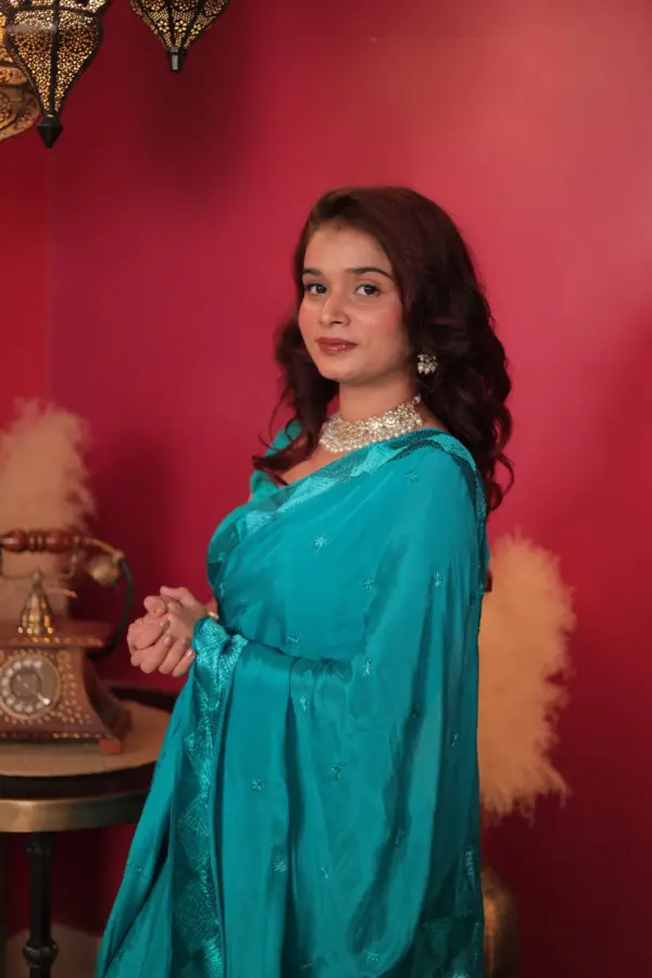 Rani Mohani sarhee in Sea Green