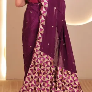 Rani Mohani sarhee in Purple - Image 2