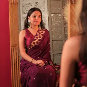 Rani Mohani sarhee in Purple